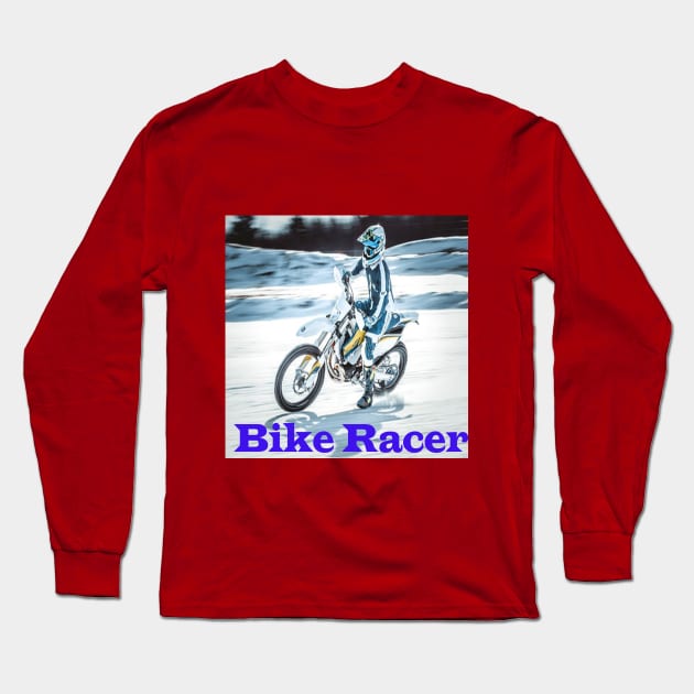 bike racer Long Sleeve T-Shirt by paulashish